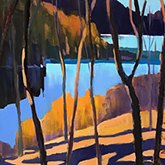 Don Cavin, At the Narrows - 24x30 - Acrylic on Canvas