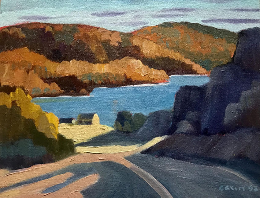 Don Cavin Approaching Barry's Bay 11x14 Acrylic on Panel