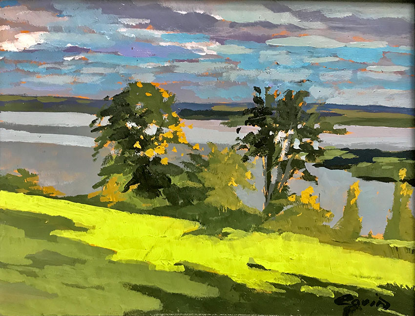 Don Cavin, Elms, Prince Edward County 10x12 Oil on Panel